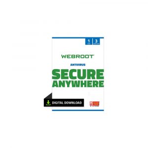 Webroot Antivirus Software | 3-Device | 1-Year Subscription | Download